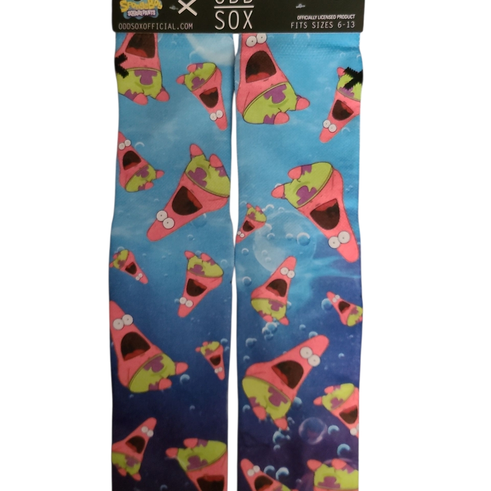 134. Nickelodeon | SPONGEBOB SOCKS BLUE SIZE 6-13 MENS NEW